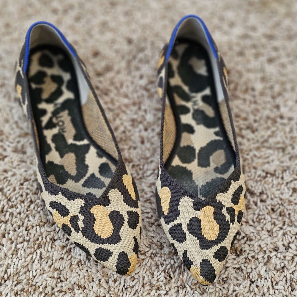 Rothy's Leopard Print Flats, The Point